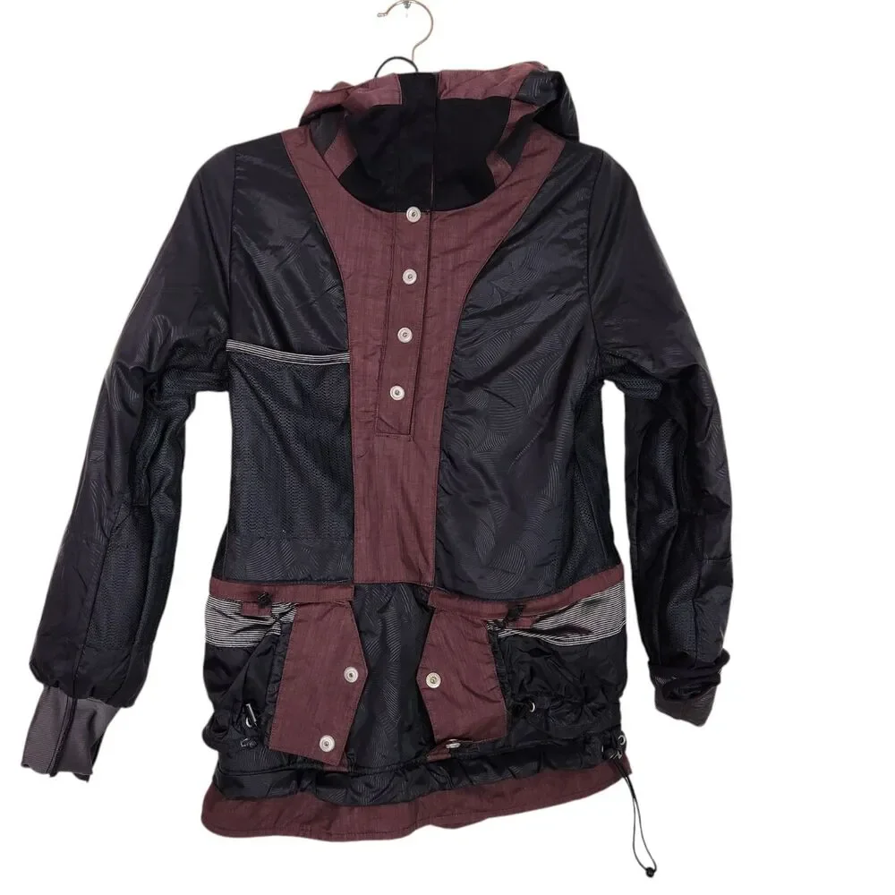 HOLDEN Jacket Womens XS‎ Maroon Dawn Pullover Ski Snow Jacket Waterproof